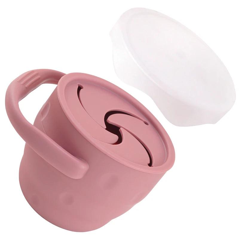 Designed Newborns Feeding Cups Baby Learning Drinkware Snack Cups for Toddlers & Kids with Infant Trainer Mug Baby Stuff