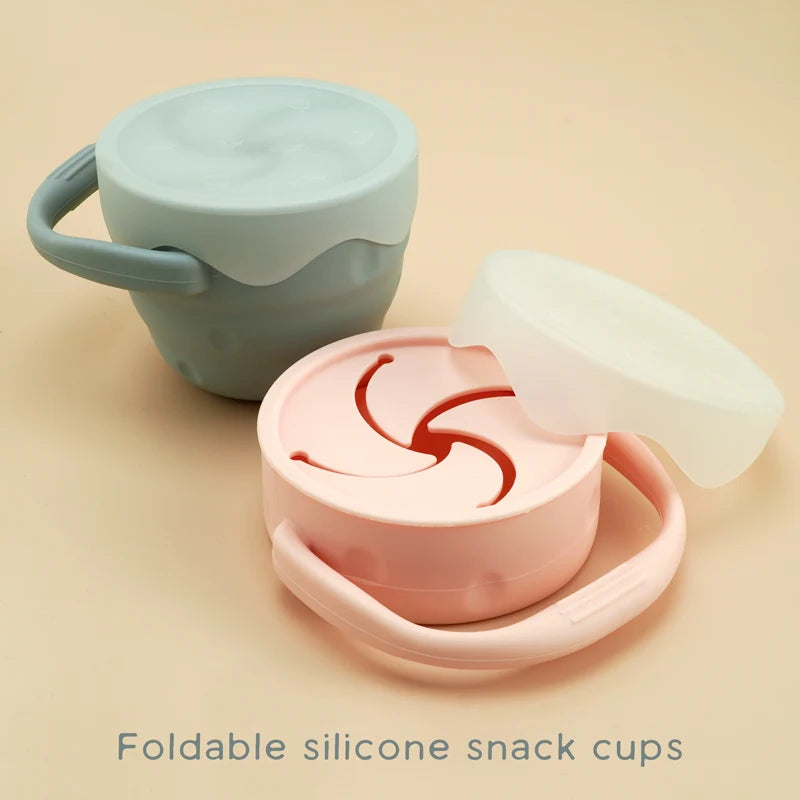 Designed Newborns Feeding Cups Baby Learning Drinkware Snack Cups for Toddlers & Kids with Infant Trainer Mug Baby Stuff