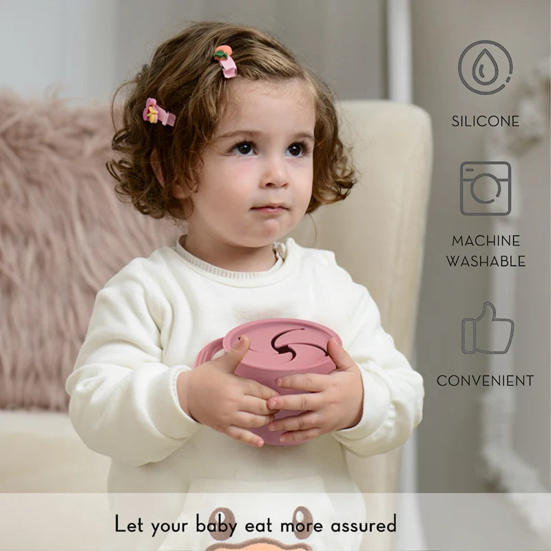 Designed Newborns Feeding Cups Baby Learning Drinkware Snack Cups for Toddlers & Kids with Infant Trainer Mug Baby Stuff