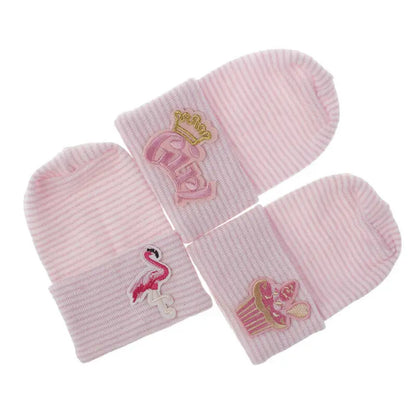 2020 Baby Stuff Accessories Baby Soft Turban Newborn Hat Lovely Winter Warm Beanie Crochet Knit Embroidery Patch Cap
