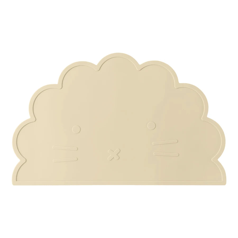 1PC Baby Silicone Placemat BPA Free Cute Cartoon Lion Shape Baby Tableware Solid Color Baby Stuff Heat Insulation Table Placemat