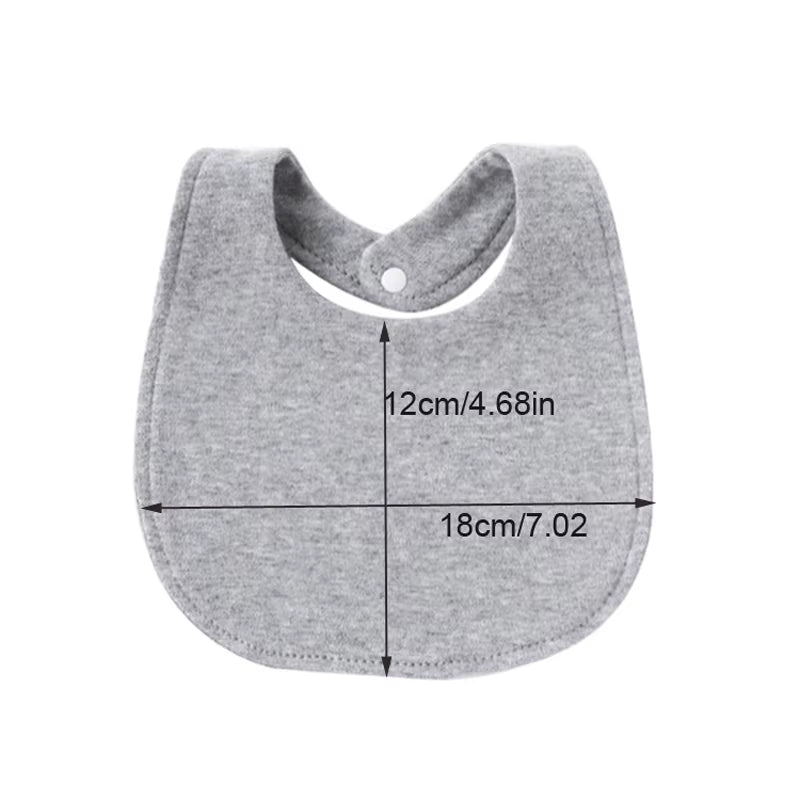 4Pcs Baby Bibs Burp Clothes Cotton Newborn Bibs for Girls Boys Baby Stuff Infant Accessories Toddler Saliva Towels Baby Care
