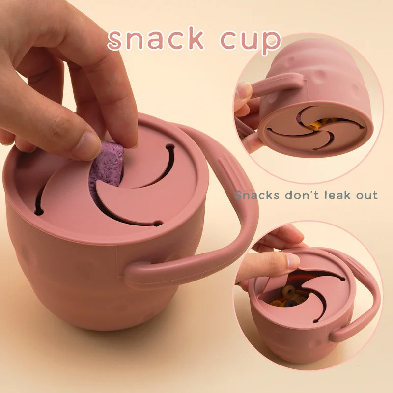 Designed Newborns Feeding Cups Baby Learning Drinkware Snack Cups for Toddlers & Kids with Infant Trainer Mug Baby Stuff