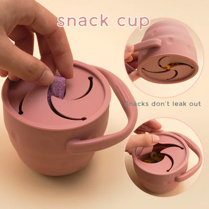 Designed Newborns Feeding Cups Baby Learning Drinkware Snack Cups for Toddlers & Kids with Infant Trainer Mug Baby Stuff