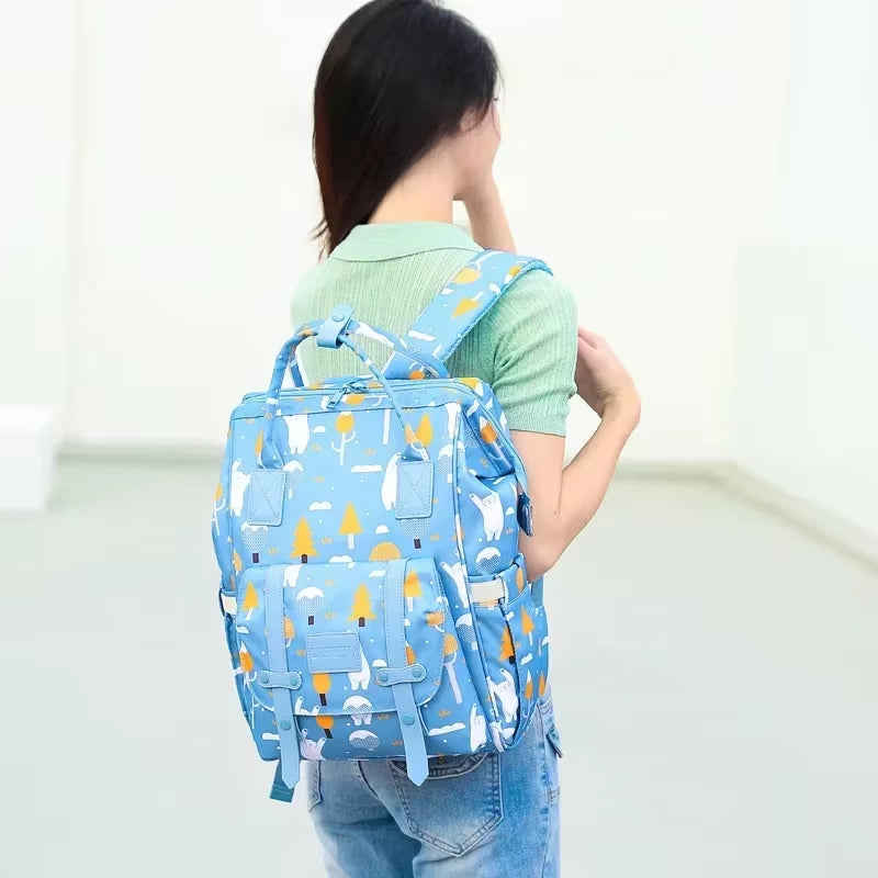 Baby Nappy Bag Mummy Bag Backpack Waterproof Storage Handbag Outdoor Travel Mommy Maternity Bag for Baby Stuff