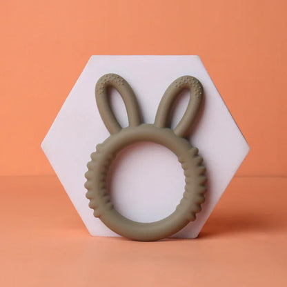 1/4Pcs Baby Silicone Teether Bunny Baby Pacifier Bite Happy Children Teething Toys Maternal and Child Products