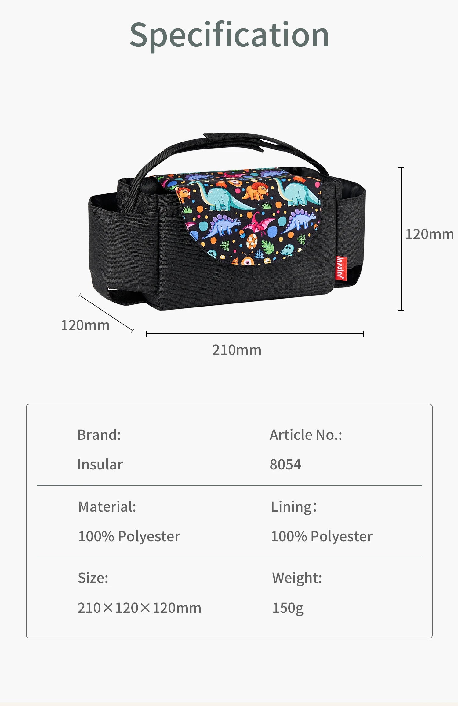 Diaper Bag Baby Milk Bottle Insulation Bags Mummy Storage Bag for Baby Stuff Collection Stroller Accessories Baby Care