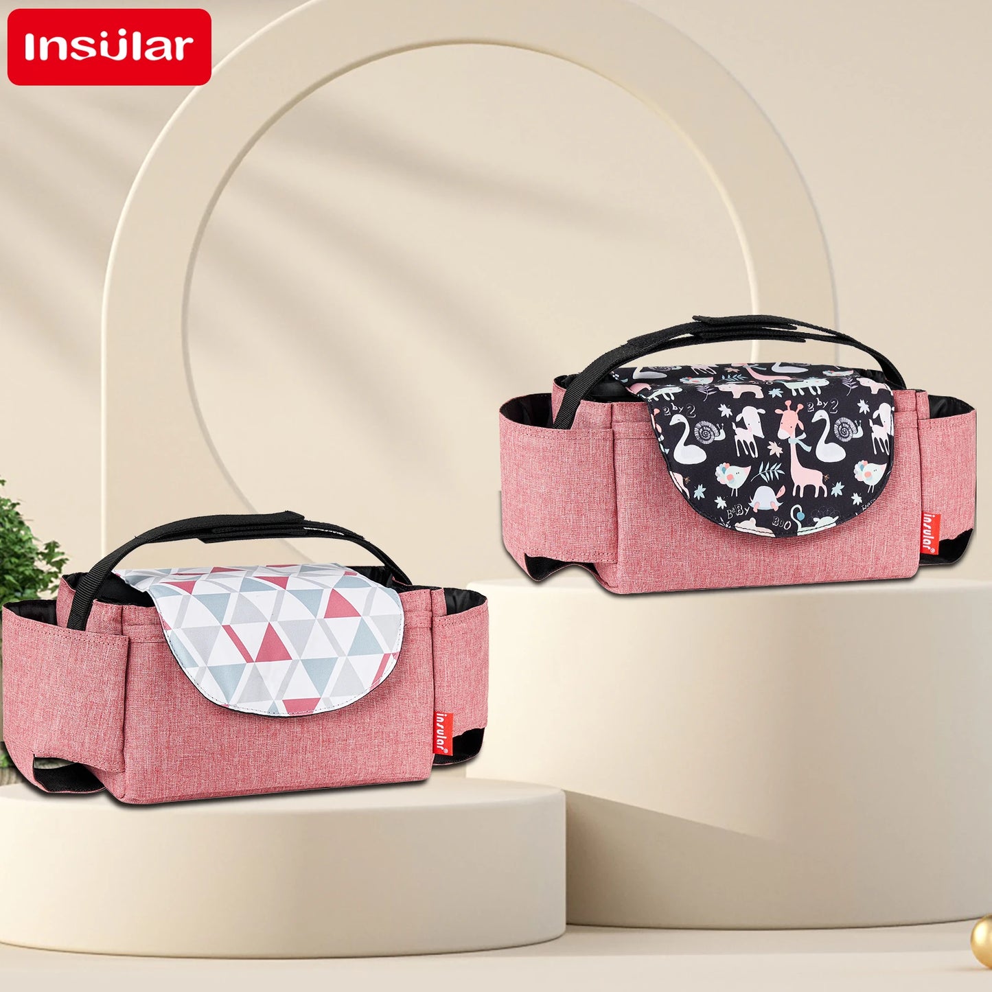Diaper Bag Baby Milk Bottle Insulation Bags Mummy Storage Bag for Baby Stuff Collection Stroller Accessories Baby Care